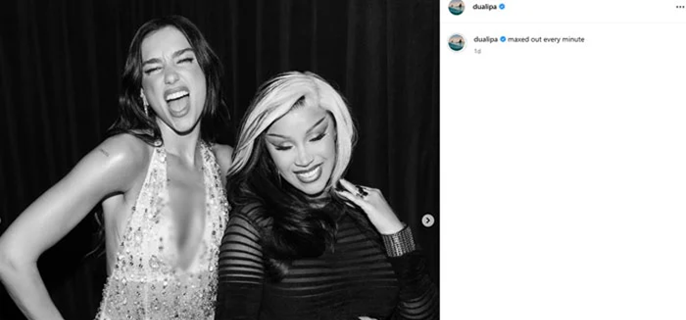 Dua Lipa turns up heat in new photos with Cardi B 1