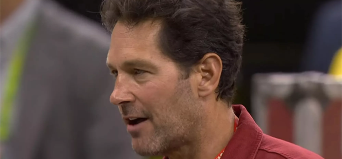 Paul Rudd Clutches His Head in His Hands as Chiefs Are Nearly Shut Out in 2025 Super Bowl 1