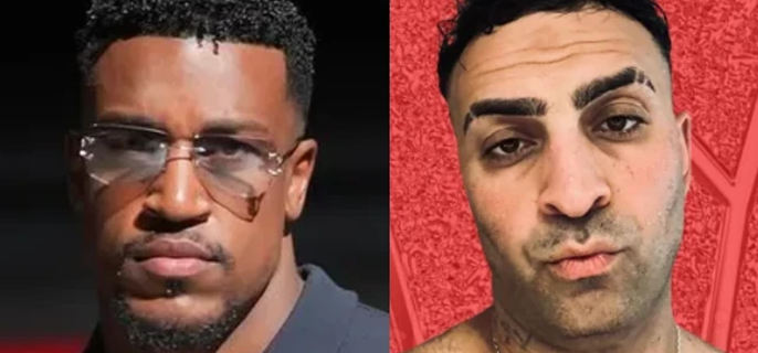 Influencer Ashton Hall flees alleged confrontation with Mo Deen then escapes on bike in Westfields 1
