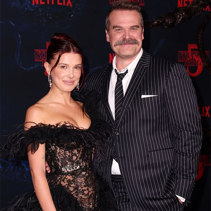See Stranger Things’ Millie Bobby Brown and David Harbour Reunite on Red Carpet Amid Speculation