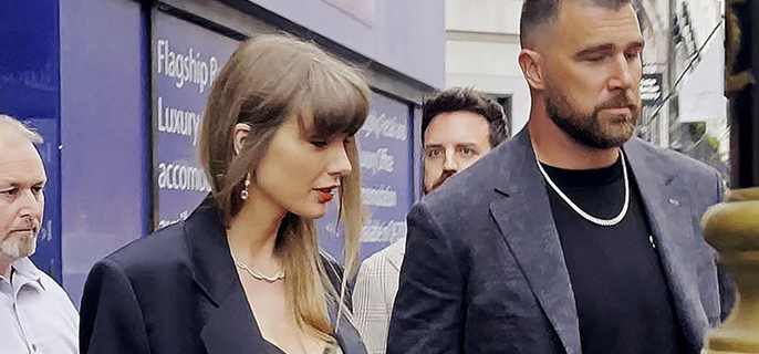 Taylor Swift and Travis Kelce Bring Love Story to London for Date Night 1