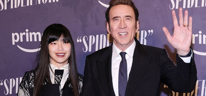Nicolas Cage and Wife Riko Shibata Have Rare Date Night at Spider-Noir Premiere 1