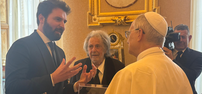 Al Pacino Meets Pope Leo XIV, Becoming First Movie Star to Get an Audience With American Pontiff 1