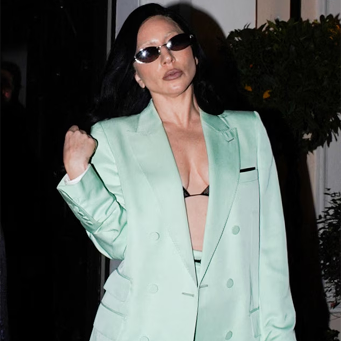 Lady Gaga Debuts Dark Hair Transformation in Paris